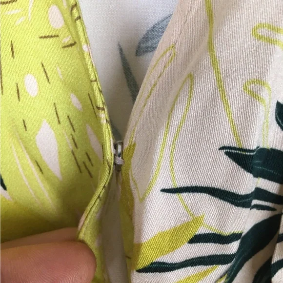 Bohme Floral Shauna Adjustable Short Sleeve Wrap Dress in Apricot - Picture 6 of 11